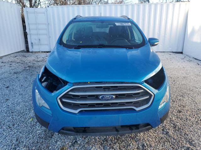 MAJ6P1UL1JC211908 - 2018 FORD ECOSPORT SE BLUE photo 5