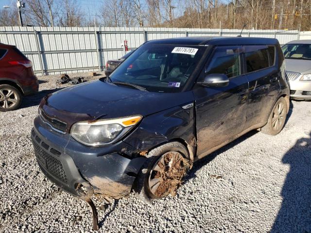 KNDJP3A5XE7037714 - 2014 KIA SOUL + BLUE photo 1