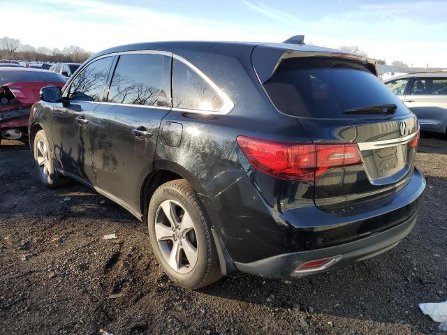 5FRYD4H24EB002667 - 2014 ACURA MDX BLACK photo 2