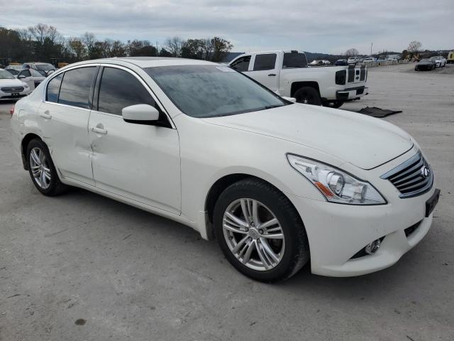 JN1CV6AR0DM762311 - 2013 INFINITI G37 WHITE photo 4