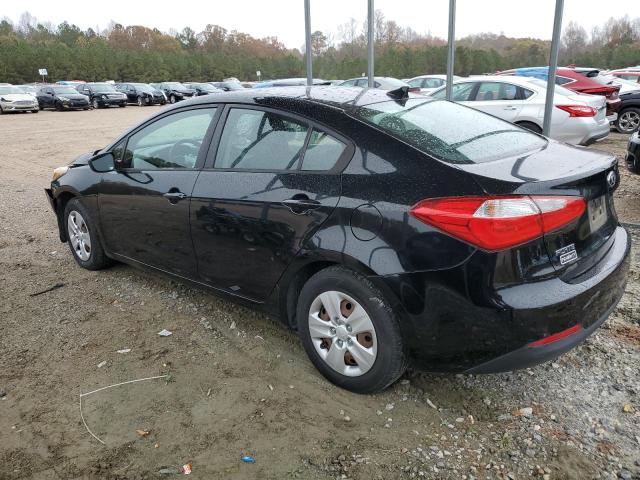 KNAFK4A61E5208099 - 2014 KIA FORTE LX BLACK photo 2