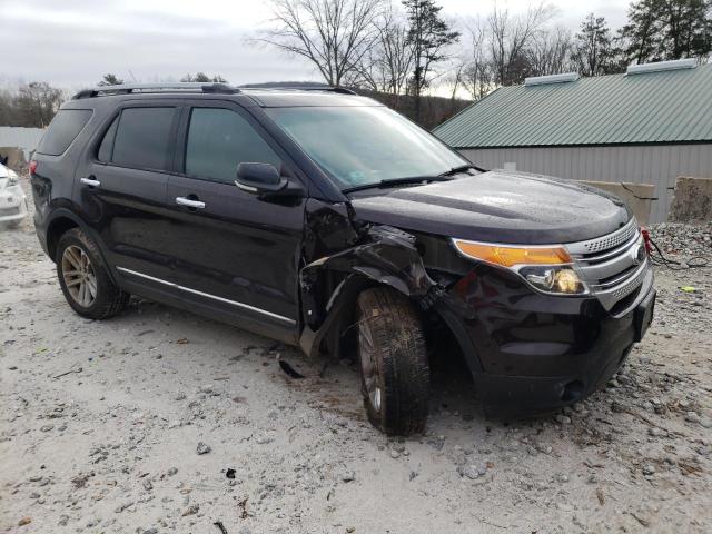 1FM5K8D85EGB27948 - 2014 FORD EXPLORER XLT BROWN photo 4