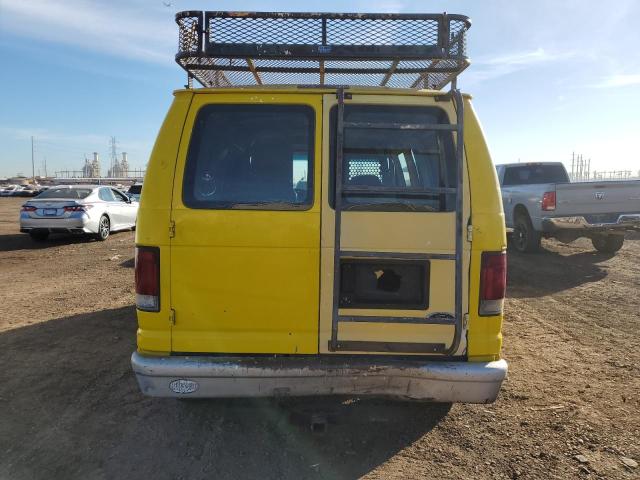 1FTEE14N9SHC06862 - 1995 FORD ECONOLINE E150 VAN YELLOW photo 6