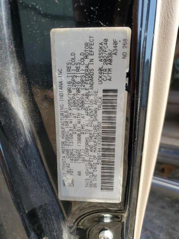 5TBBT441X3S351552 - 2003 TOYOTA TUNDRA ACCESS CAB SR5 BLACK photo 12