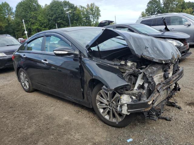 5NPEC4AC7EH897082 - 2014 HYUNDAI SONATA SE BLACK photo 4