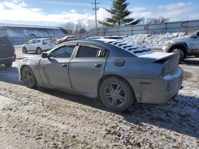 2B3CM5CT9BH610726 - 2011 DODGE CHARGER R/T GRAY photo 2