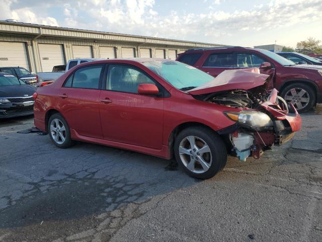 2T1BU4EE0CC756446 - 2012 TOYOTA COROLLA BASE RED photo 4