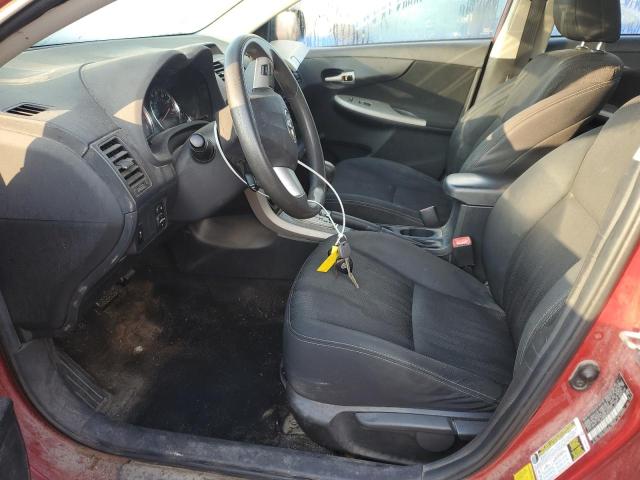 2T1BU4EE0CC756446 - 2012 TOYOTA COROLLA BASE RED photo 7
