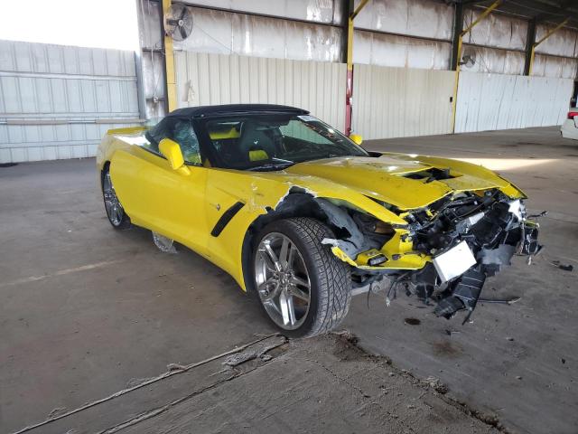 1G1YD3D79H5102789 - 2017 CHEVROLET CORVETTE STINGRAY 2LT YELLOW photo 4