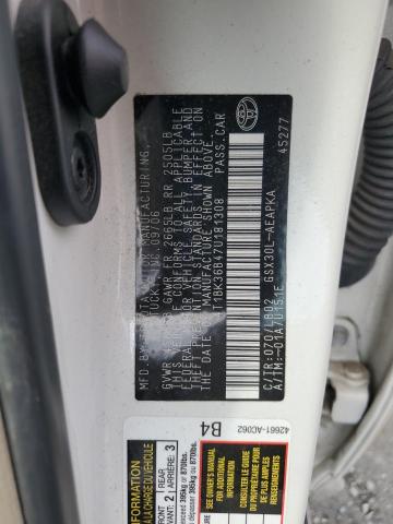 4T1BK36B47U181308 - 2007 TOYOTA AVALON XL WHITE photo 13