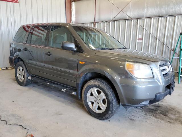 2HKYF18127H506785 - 2007 HONDA PILOT LX GRAY photo 4