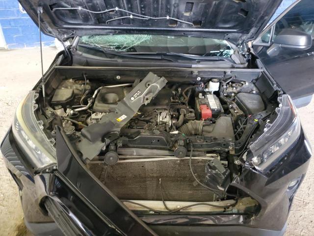 2T3H1RFV1KC002265 - 2019 TOYOTA RAV4 LE BLACK photo 12