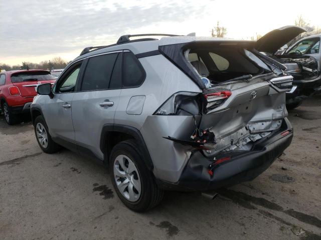 2T3G1RFV8MW214867 - 2021 TOYOTA RAV4 LE SILVER photo 2