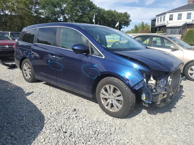 5FNRL5H67GB133354 - 2016 HONDA ODYSSEY EXL BLUE photo 4
