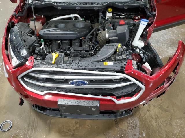 MAJ6S3GL5LC345233 - 2020 FORD ECOSPORT SE 红色 照片 12