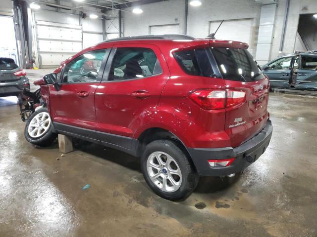 MAJ6S3GL5LC345233 - 2020 FORD ECOSPORT SE 红色 照片 2