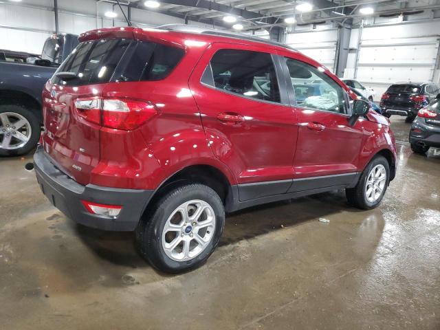 MAJ6S3GL5LC345233 - 2020 FORD ECOSPORT SE 红色 照片 3