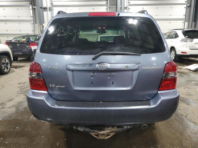 JTEEP21A660142832 - 2006 TOYOTA HIGHLANDER LIMITED TEAL photo 6