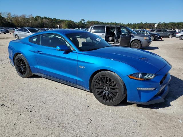 1FA6P8CF8K5120211 - 2019 FORD MUSTANG GT BLUE photo 4