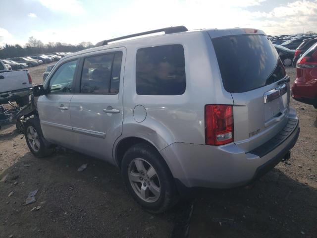 5FNYF486X9B026587 - 2009 HONDA PILOT EXL SILVER photo 2