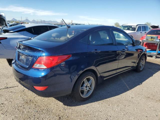 KMHCT4AE9FU826381 - 2015 HYUNDAI ACCENT GLS BLUE photo 3