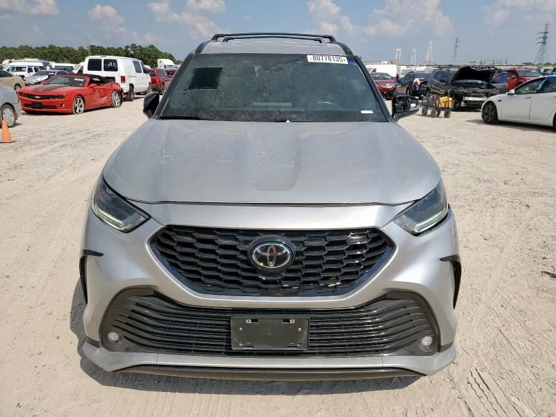 5TDKDRAH7PS513288 - 2023 TOYOTA HIGHLANDER L SILVER photo 5