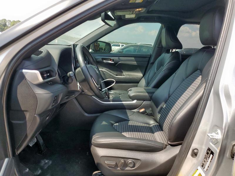 5TDKDRAH7PS513288 - 2023 TOYOTA HIGHLANDER L SILVER photo 7