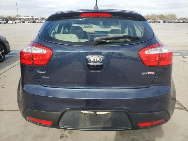 KNADN5A37D6144153 - 2013 KIA RIO EX CHARCOAL photo 6