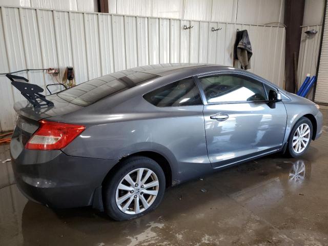2HGFG3B80CH521375 - 2012 HONDA CIVIC EX GRAY photo 3