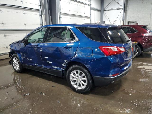 3GNAXKEV4LL346146 - 2020 CHEVROLET EQUINOX LT BLUE photo 2