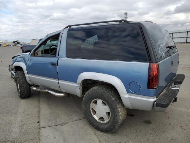 1GKEK18K6SJ710419 - 1995 GMC YUKON Niebieski zdjęcie 2