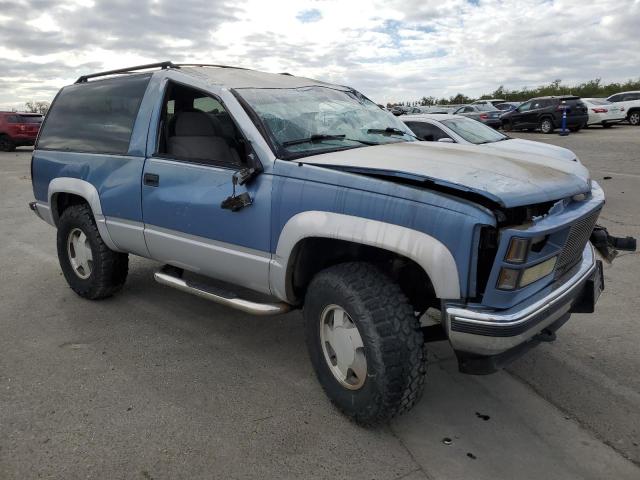 1GKEK18K6SJ710419 - 1995 GMC YUKON Niebieski zdjęcie 4