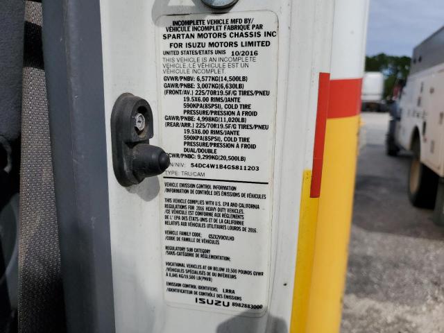 54DC4W1B4GS811203 - 2016 ISUZU NPR HD Екі түсті фото 24