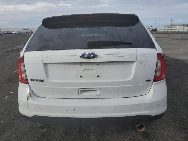 2FMDK4GC4EBA34236 - 2014 FORD EDGE SE WHITE photo 6