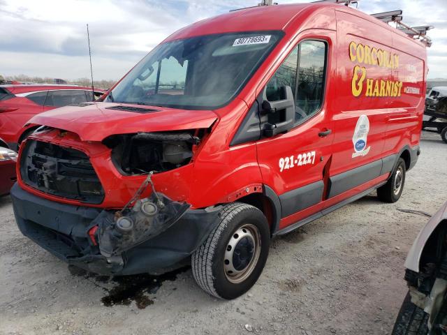 1FTYR2CG6KKB18896 - 2019 FORD TRANSIT T-250 RED photo 1