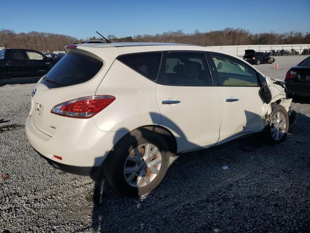 JN8AZ1MW6DW301734 - 2013 NISSAN MURANO S WHITE photo 3