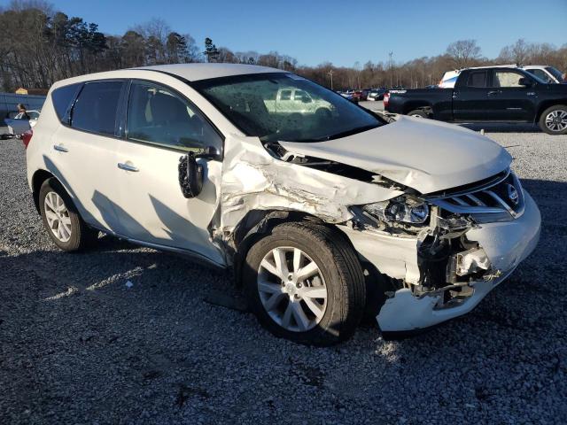 JN8AZ1MW6DW301734 - 2013 NISSAN MURANO S WHITE photo 4