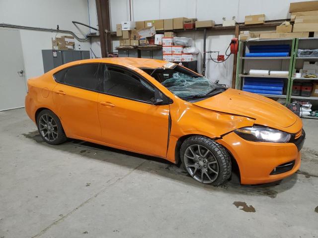 1C3CDFBA7DD320350 - 2013 DODGE DART SXT ORANGE photo 4