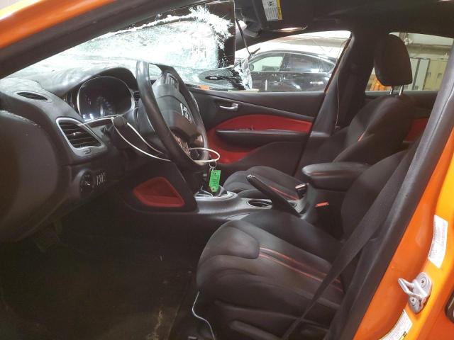 1C3CDFBA7DD320350 - 2013 DODGE DART SXT ORANGE photo 7