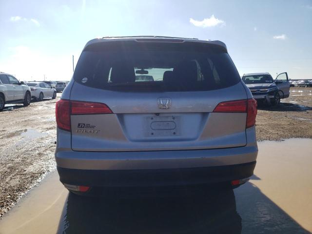 5FNYF5H78HB004973 - 2017 HONDA PILOT EXLN SILVER photo 6