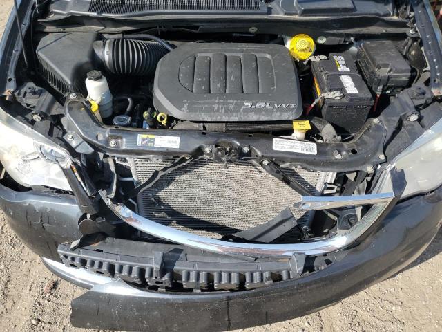 2C4RC1CG9ER262982 - 2014 CHRYSLER TOWN & COU TOURING L BLACK photo 12