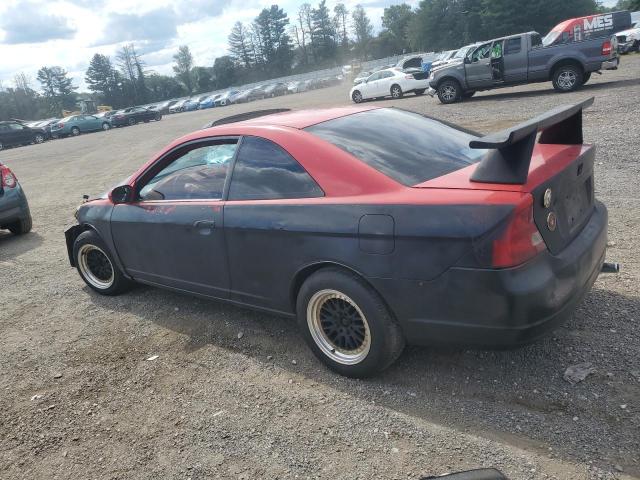 1HGEM22972L058501 - 2002 HONDA CIVIC EX RED photo 4