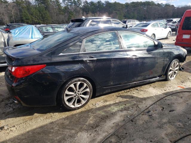 5NPEC4AC7EH889600 - 2014 HYUNDAI SONATA SE BLACK photo 3