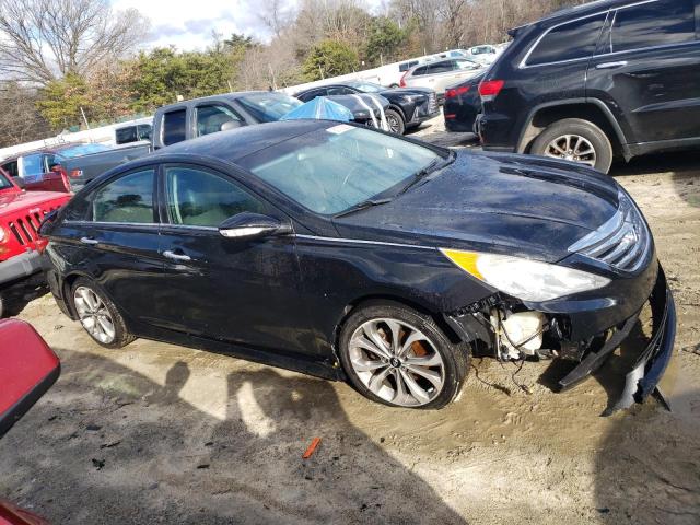 5NPEC4AC7EH889600 - 2014 HYUNDAI SONATA SE BLACK photo 4