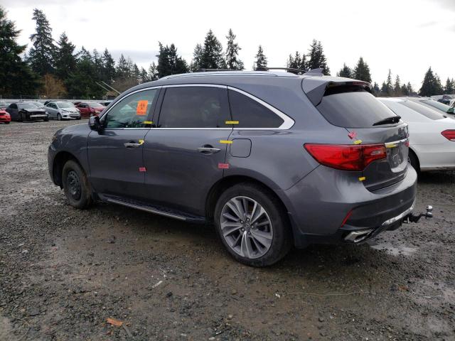 5FRYD4H58HB029711 - 2017 ACURA MDX TECHNOLOGY GRAY photo 2