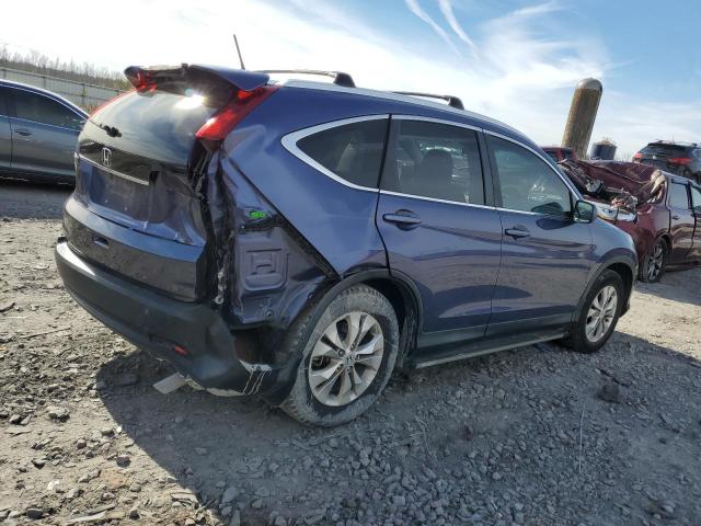 2HKRM3H74EH534210 - 2014 HONDA CR-V EXL BLUE photo 3