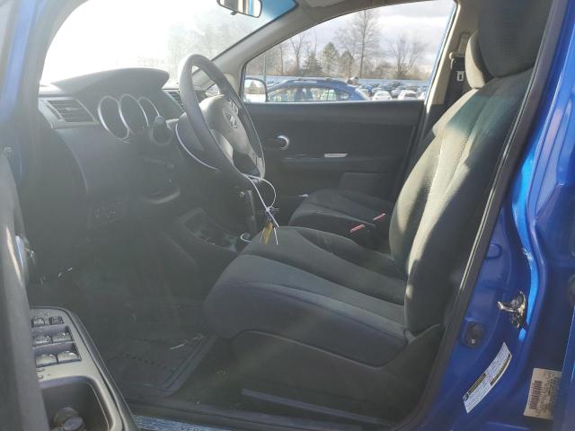 3N1BC1CP7AL368665 - 2010 NISSAN VERSA S BLUE photo 7