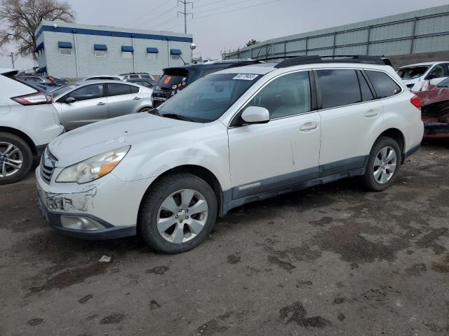 4S4BRBGC3A3364273 - 2010 SUBARU OUTBACK 2.5I PREMIUM WHITE photo 1