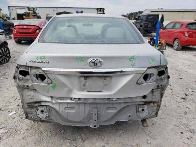 2T1BU4EE6BC714586 - 2011 TOYOTA COROLLA BASE SILVER photo 6