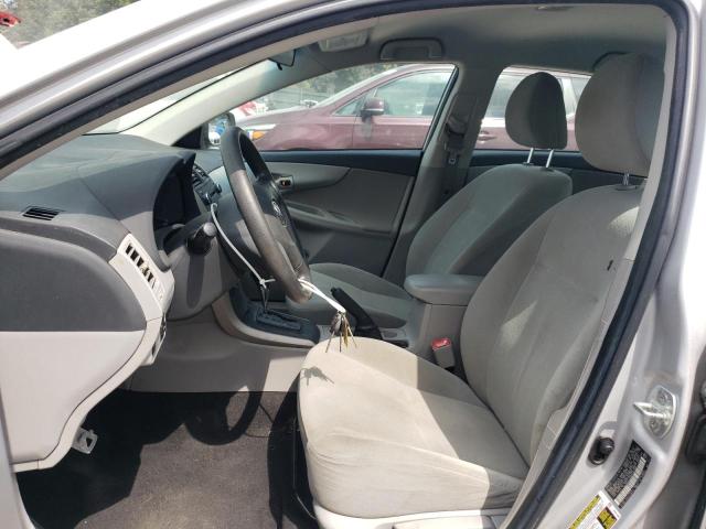 2T1BU4EE6BC714586 - 2011 TOYOTA COROLLA BASE SILVER photo 7